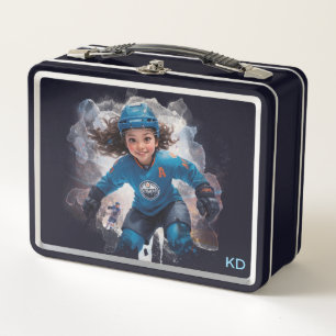 *~* AP94 IJshockey Meisje Speler Schattig Initia
