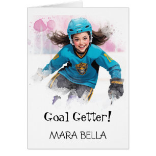 *~* AP94 Schattige Hockey Girls 2 Personaliseer Ve