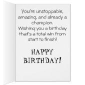 *~* AP94 Schattige Hockey Meisje 21 Personaliseer  (Binnen (Rechts))