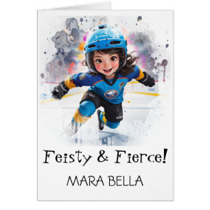 *~* AP94 Schattige Hocky Girl 18 Personaliseer Ver