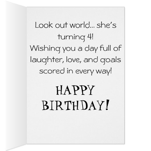 *~* AP94 Schattige Hocky Girl 18 Personaliseer Ver (Binnen (Rechts))