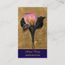 *~* AP98 Elegante Bloem Goud 20 Vintage QR 