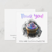 *~ AP99 Cup Cake BEDANKT (Voorkant / Achterkant)