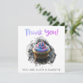 *~ AP99 Cup Cake BEDANKT (Staand voorkant)