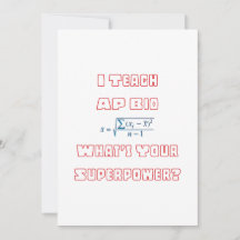 AP Bio Biologie Docent Superkracht