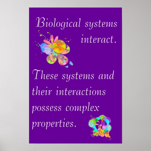 AP Biology Big Idee 4 Poster (Voorkant)