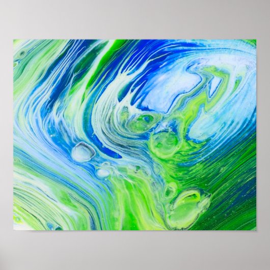 AP-BlueGreen-TreeRing_7551 Poster (Voorkant)