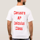 AP calculus T-shirt (Achterkant)