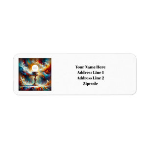 AP Communion Host en Chalice Expressionist Effect Etiket