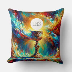 AP Communion Host en Chalice Expressionist Effect Kussen
