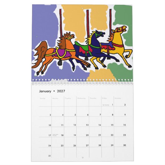 AP- Folk Art Calendar 2013 Kalender (Jan 2027)