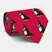 AP- Funny Penguin in a Tuxedo-Stropdas Stropdas (Opgerold)