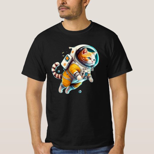 ap lang space cat - astronaut cat t-shirt (Voorkant)