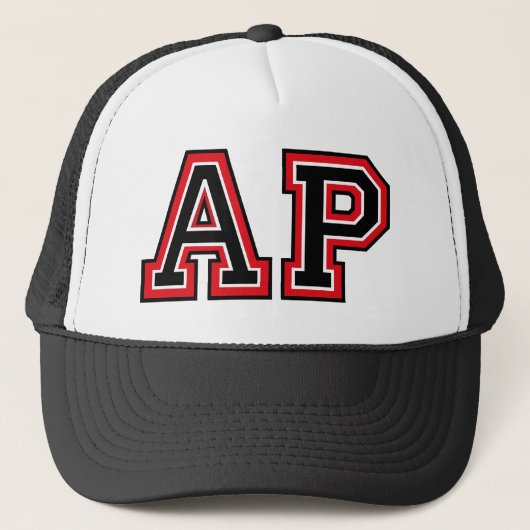 "AP"-monogram Trucker Pet (Voorkant)