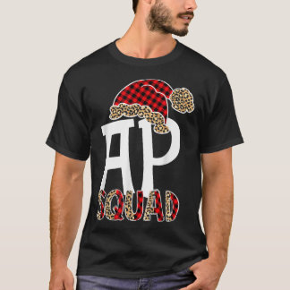 AP Squad Santa Hat Buffalo Pset Leopard Funny T-shirt