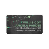 AP Stijlvolle Strands | Krijtbordmunt Etiket (Voorkant)