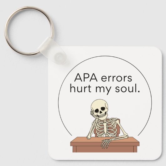 APA-fouten - Sleutelhanger (Voorkant)
