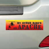 Apache1 Bumpersticker (Op auto)