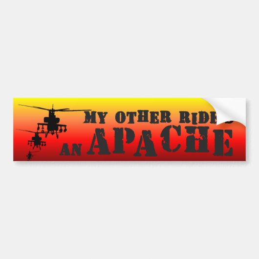 Apache1 Bumpersticker (Voorkant)