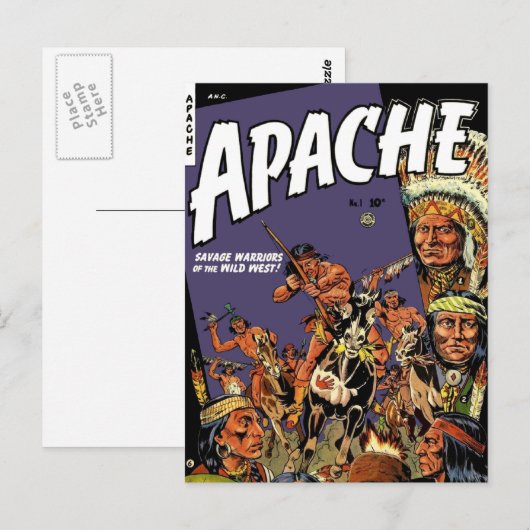 Apache 1 briefkaart (Voorkant / Achterkant)