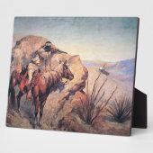 Apache Ambush (olie op doek) Fotoplaat (Zijkant)