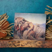 Apache Ambush (olie op doek) Fotoplaat (Zijkant)