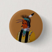 Apache Ben Ronde Button 3,2 Cm (Voorkant)