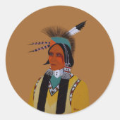 Apache Ben Ronde Sticker (Voorkant)