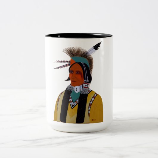 Apache Ben Tweekleurige Koffiemok (Center)