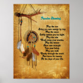 Apache Blessing dreamcatcher poster (Voorkant)