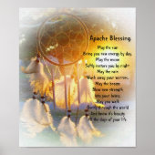 Apache Blessing dreamcatcher Poster (Voorkant)