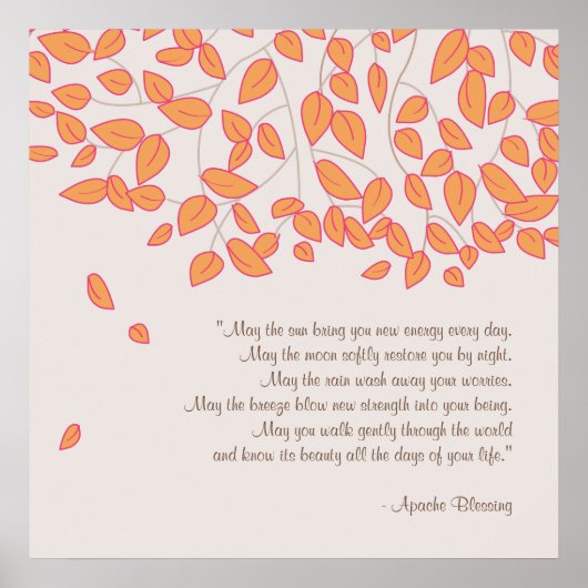 Apache Blessing Poster (Voorkant)