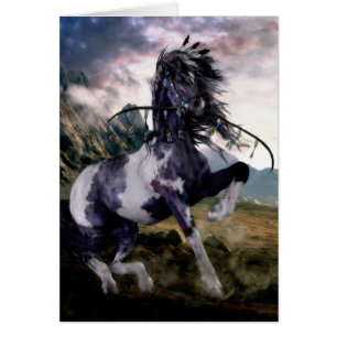 Apache Blue Painted Horse