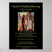 Apache Bruiloft Zegen Chef beginnen aan nieuwe rei Poster (Voorkant)