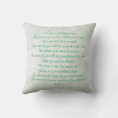 Apache Bruiloft Zegen / Gebed Sierkussen (Achterkant)