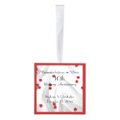 Apache Bruiloft Zegen Gepersonaliseerd Jubileum Ornament (Rechts)