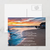 Apache bruiloft zegenende oceaan briefkaart (Voorkant / Achterkant)