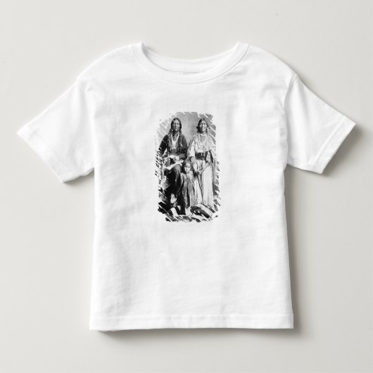 Apache Chief Antonio Maria met zijn gezin, 1897 ( Kinder Shirts (Voorkant)