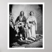 Apache Chief Antonio Maria met zijn gezin, 1897 ( Poster (Voorkant)