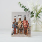 Apache Chiefs Garfield Ouche Te Foya 1899 Briefkaart (Staand voorkant)