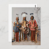 Apache Chiefs Garfield Ouche Te Foya 1899 Briefkaart (Voorkant / Achterkant)