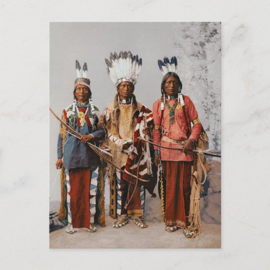Apache Chiefs Garfield Ouche Te Foya 1899 Briefkaart (Voorkant)