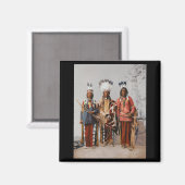 Apache Chiefs Garfield Ouche Te Foya 1899 Magneet (Voorkant / Achterkant)