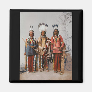 Apache Chiefs Garfield Ouche Te Foya 1899 Magneet