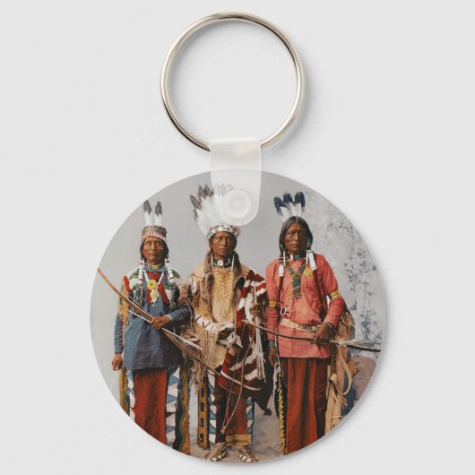 Apache Chiefs Garfield Ouche Te Foya 1899 Sleutelhanger (Voorkant)
