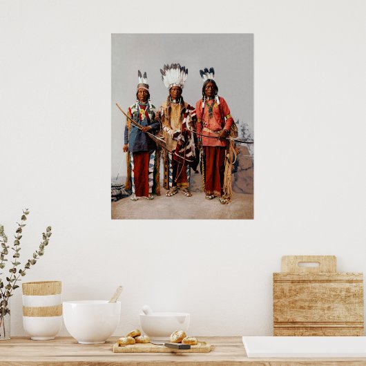 Apache chiefs poster (Keuken)