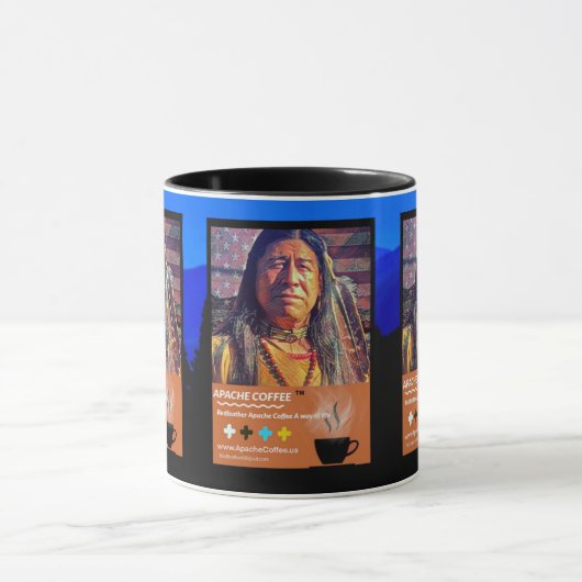 Apache Coffee ®️ 🇺 🇸 Mok 2 (Midden)