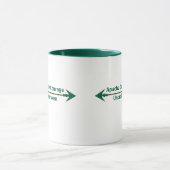 Apache Courage Ongebroken Groene Pijl Koffie Mok (Midden)