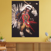 Apache-danser Canvas Afdruk (Insitu (Woonkamer))