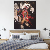 Apache-danser Canvas Afdruk (Insitu (Slaapkamer))